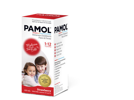 PAMOL® All Ages Strawberry Colourfree 100mL