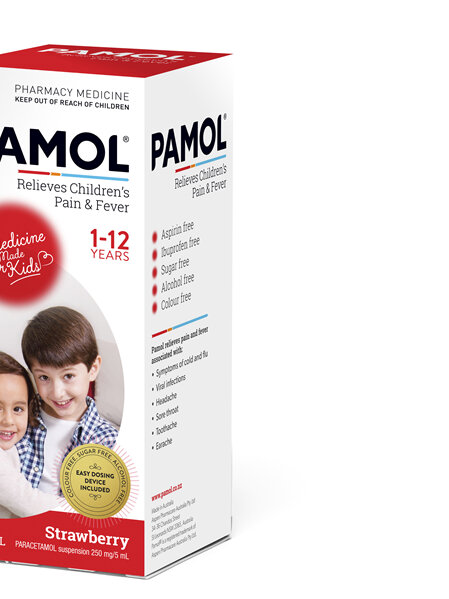 PAMOL® All Ages Strawberry Colourfree 200mL