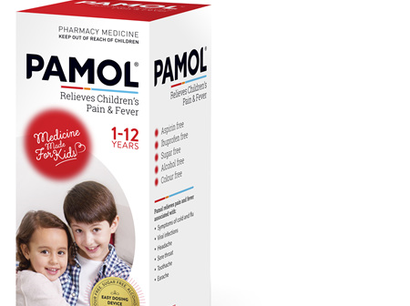 PAMOL® All Ages Strawberry Colourfree 200mL