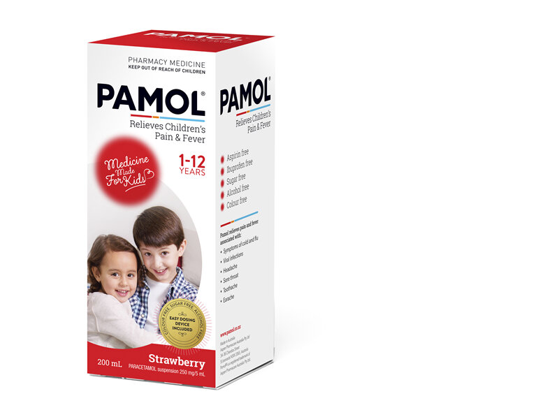 PAMOL STRAWBERRY ALL AGES CF 200ML