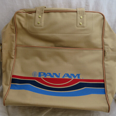 Pan Am vintage travel bag