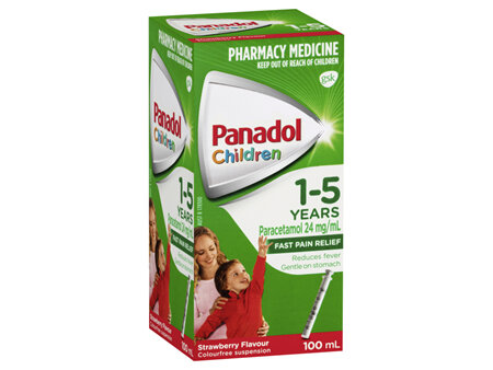 Panadol 1-5 Years Strawberry 100mL
