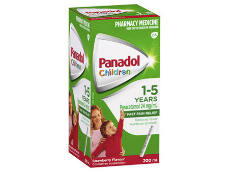 Panadol 1-5 Years Strawberry 200mL