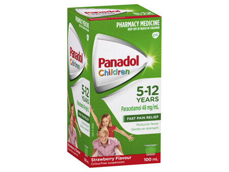 Panadol 5-12 Years Strawberry 100mL