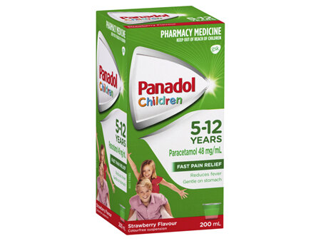 Panadol 5-12 Years Strawberry 200mL