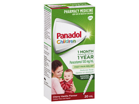 Panadol Child 1 Month-1 Year Cherry Vanilla 20mL