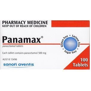 Panamax 500mg 100 Tablets