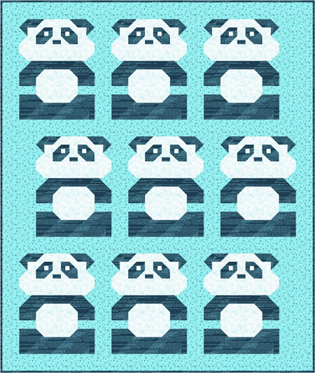 Panda Please Quilt Pattern from Sew Fresh Quilts