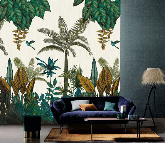 panoramic wallpaper Ipanema new zealand bloomdesigns casamance