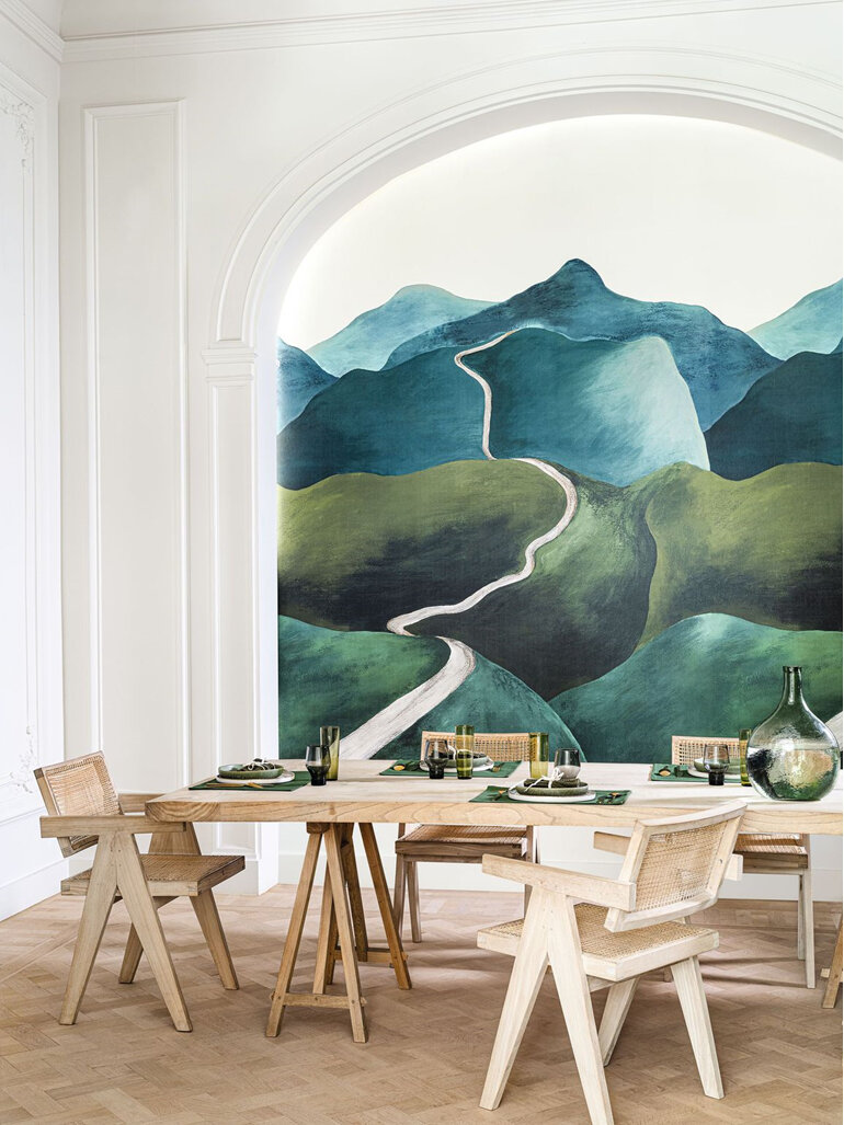 panoramic wallpaper toscana new zealand bloomdesigns casamance
