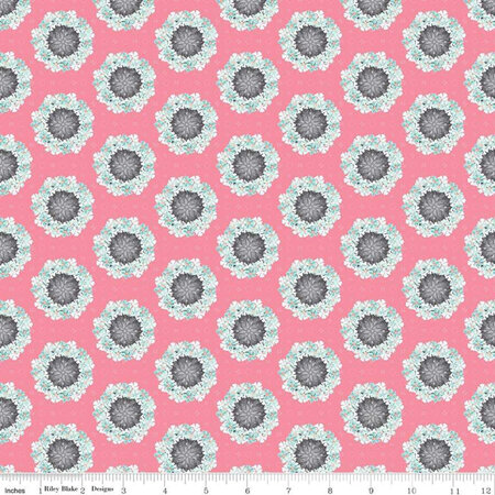 Paper Daisies Wreath Pink C8882-Pink