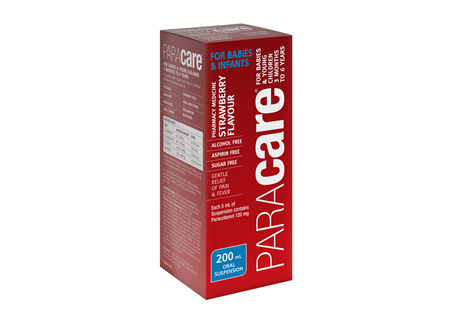 Paracare Strawberry Babies & Young Children 3 months to 6 yrs  200ml