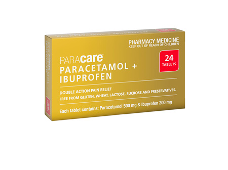 Paracetamol 500mg+ Ibuprofen 200mg Tabs 24s