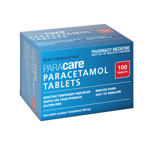 Paracetamol 500mg Tabs 100s