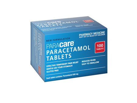 Paracetamol 500mg Tabs 100s