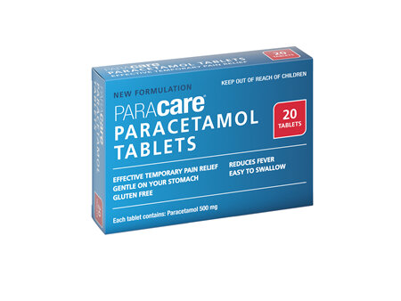 Paracetamol 500mg Tabs 20s