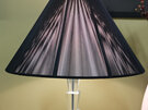 Paris Crystal Table Lamp with Black String Shade