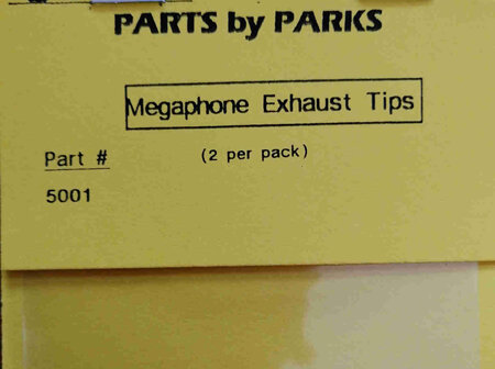 Parts by Parks 1/24-1/25 Spun Aluminum Exhaust Tips (2) (PBP5001)