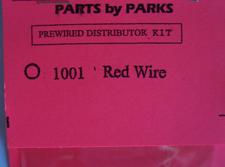 Parts by Parks Prewired Distributor Kit 1001 Red