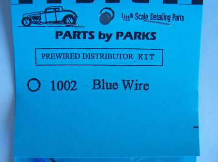 Parts by Parks Prewired Distributor Kit 1002 Blue