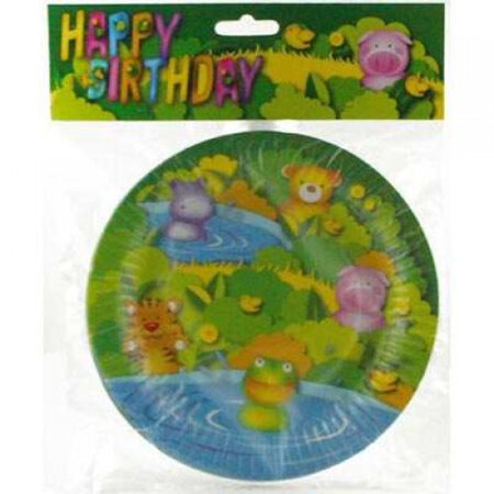 Party Animals Lunch Plates x 6