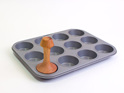 pastry tamper in tray - nz made