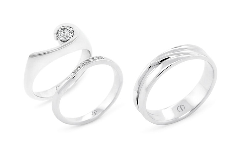 Patai Delicate - Brilliant cut diamond engagement ring