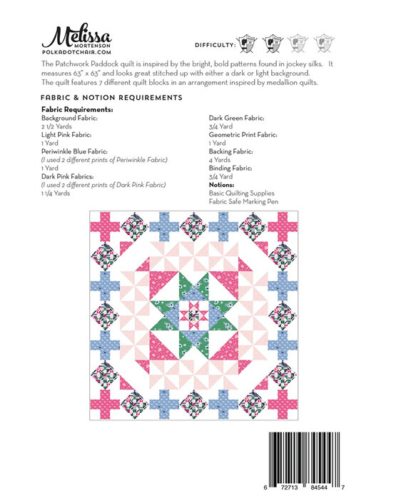 Patchwork Paddock Quilt Pattern from Melissa Mortenson Sewing Patterns