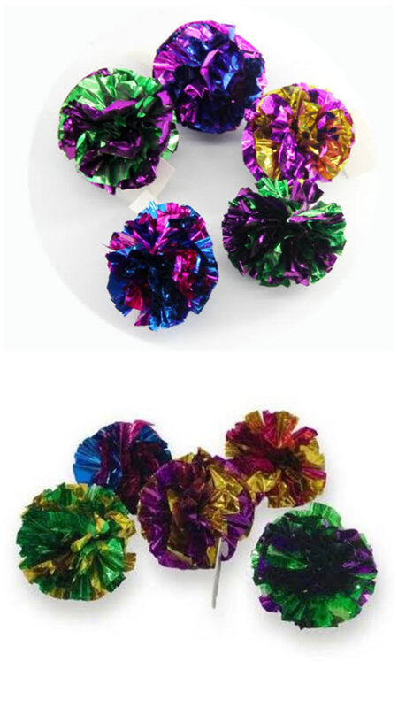 Pawise - Crinkle Ball Cat Toy