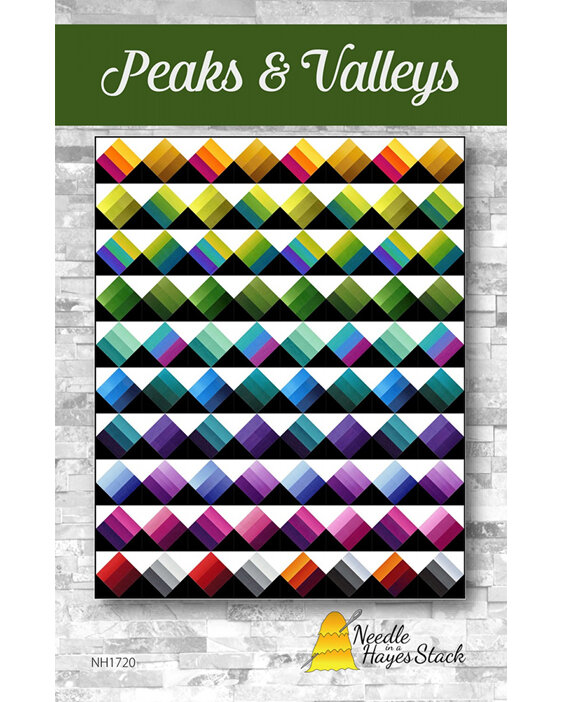 Peaks and Valleys Quilt Pattern from Needle in a Hayes Stack