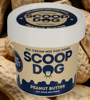 Peanut butter dog icecream