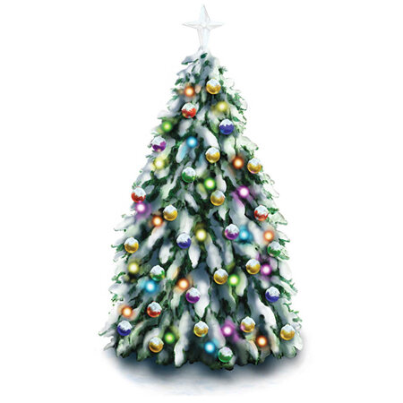 Peel & Place Christmas Tree