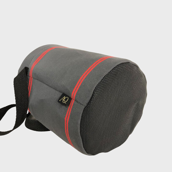 Peg bag made from weather proof fabric with a mesh bottom made in NZ