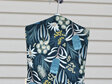 peg pouch navy flora hanging rear view