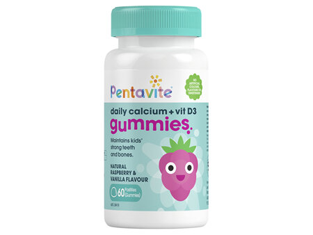 Pentavite Calcium + Vitamin D3 Kids Gummies 60