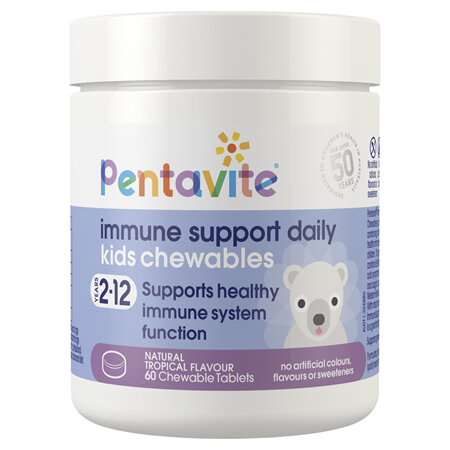 Pentavite Immune Support Daily Kids Chewables 60 Tablets
