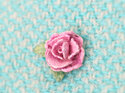 peony pink rose flower leaves silver lapel pin brooch lily griffin nz jewellery