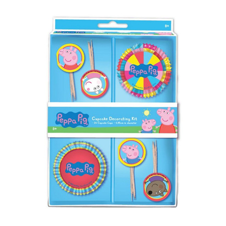 Peppa Pig cupcake decorating kit
