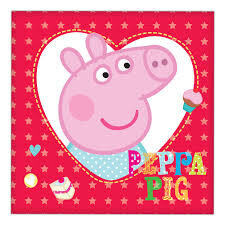 Peppa Pig Lunch napkins x 16