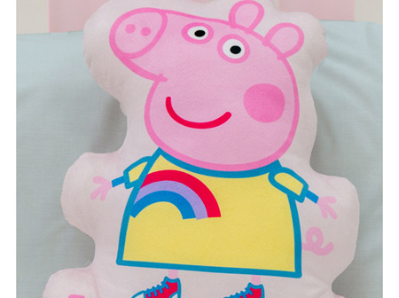 Peppa Pig Shaped Cushion