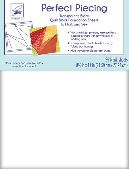 Perfect Piecing Quilt Block Foundation Sheets