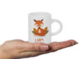 Personalised Fox Fluffy Mug