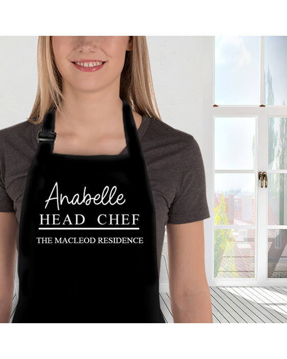 Personalised Head Chef Apron