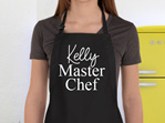 personalised master chef apron