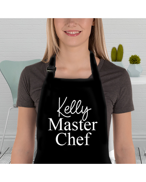 Personalised master Chef apron