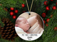 personalised photographic My first Christmas Ornament