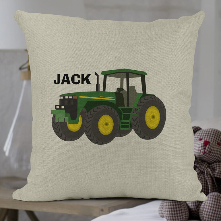 Personalised Tractor Cushion Cover
