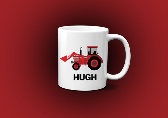 Personalised tractor Mug