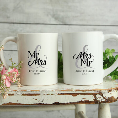Personalised Wedding Mugs  Anna Design
