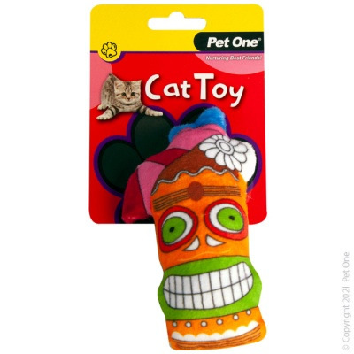 Pet One Cat Toy - Plush Tiki Drink